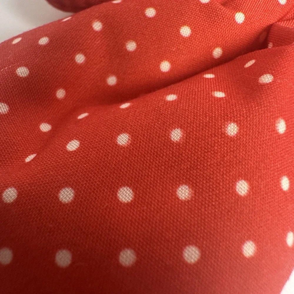 Strawberry Shortcake Red Polka Dot Bow Keychain Bag Charm Cute Kawaii